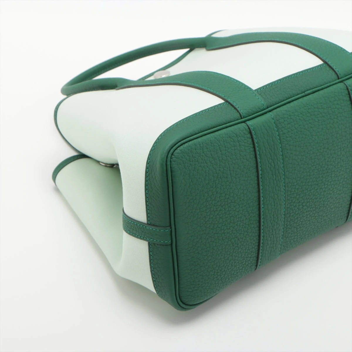 エルメス ガーデンパーティ30 TPM トワルミリタリー×ネゴンダ グリーン