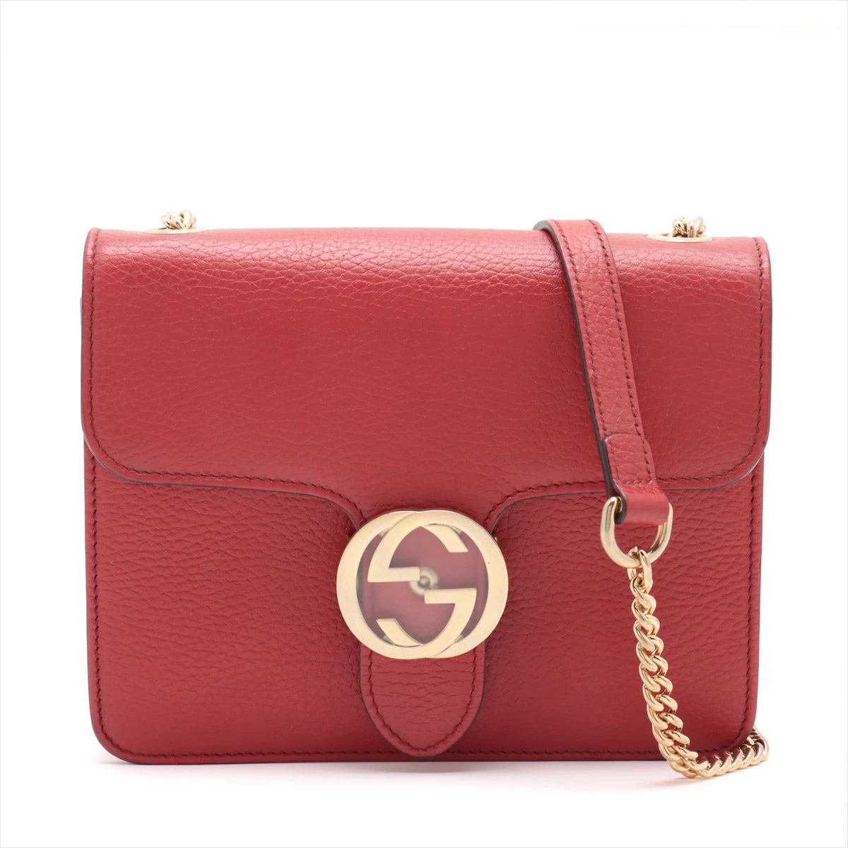 グッチ レザー インターロッキングG ショルダーバッグ 510304 GUCCI グッチ 510304 インターロッキングG チェーンショルダー
