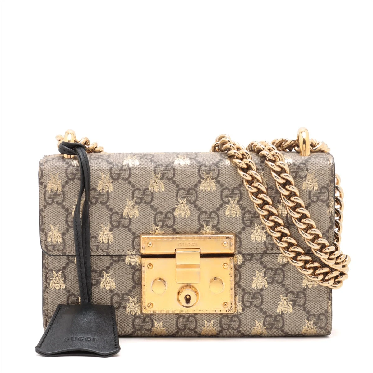 GUCCI GGスプリーム パドロック チェーンショルダーバッグ 【公式通販】