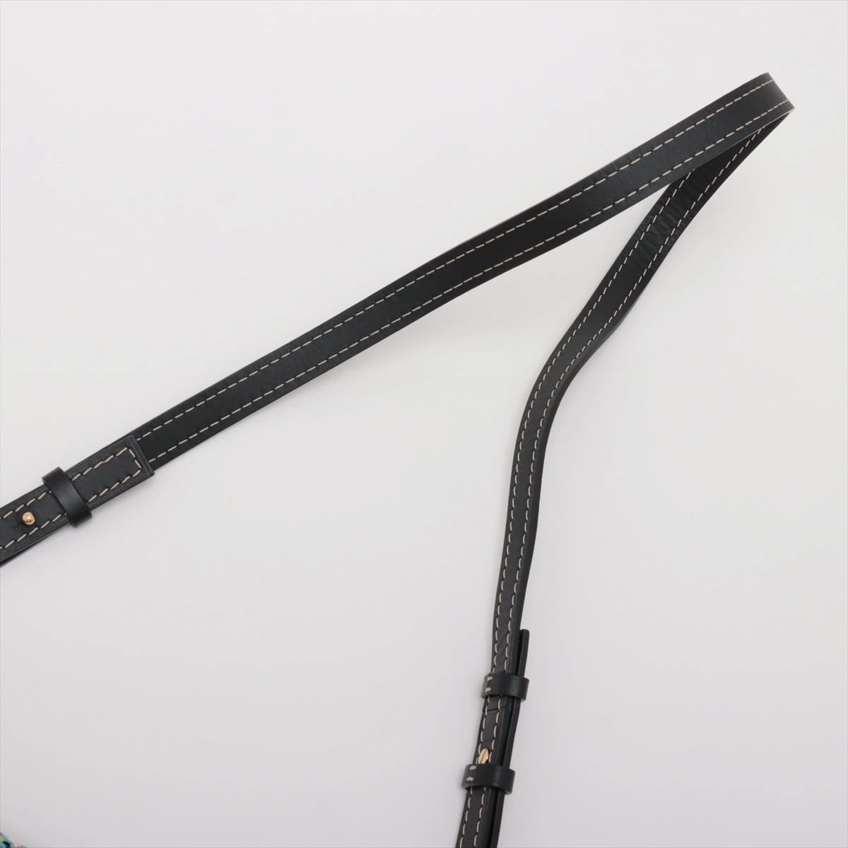 ロエベ ゲートバッグ スモール ラフィア×レザー ショルダー