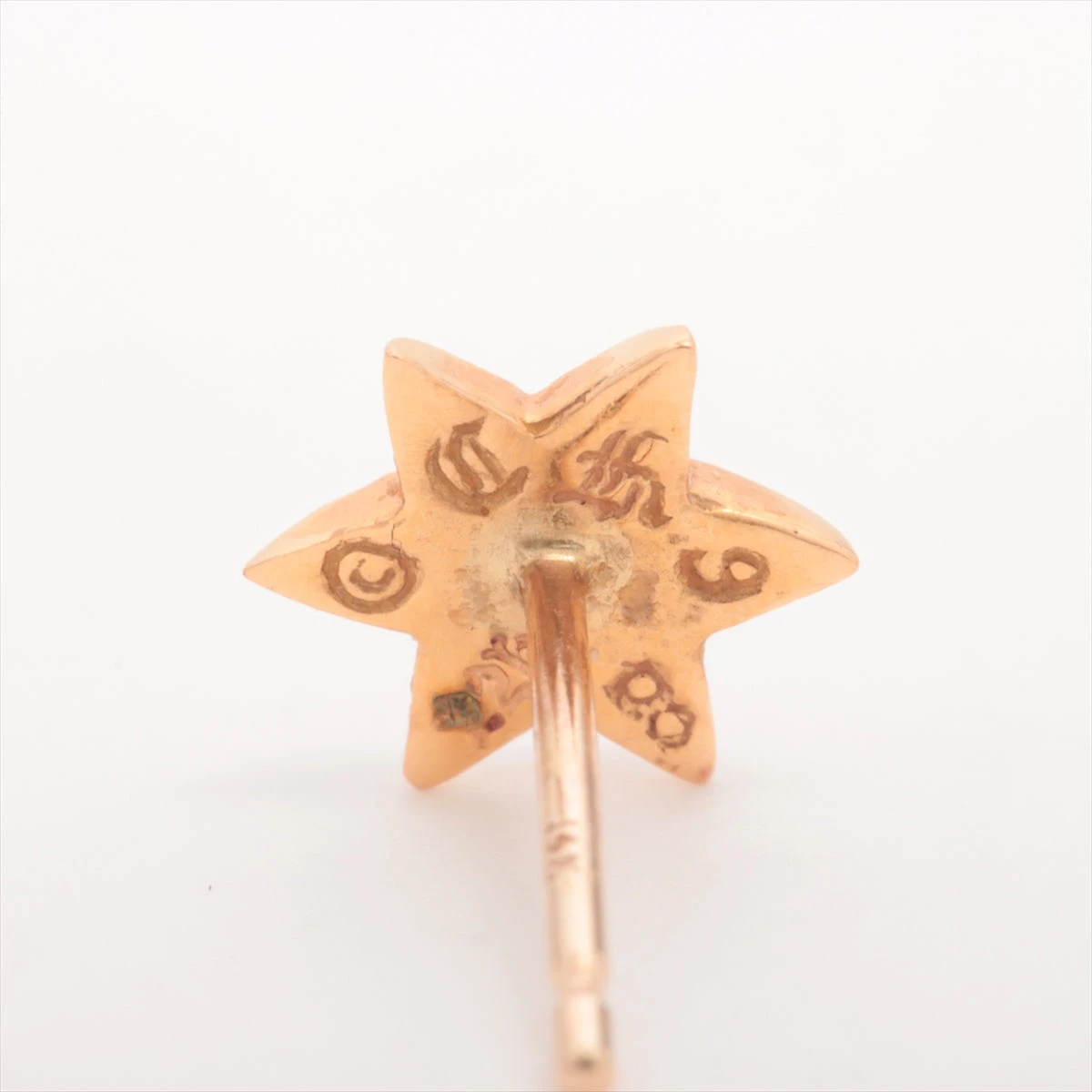 クロムハーツ　スタースタッドピアス　ダイアモンド（片耳） CHROME HEARTS クロムハーツ カットアウトスター スタッドピアス