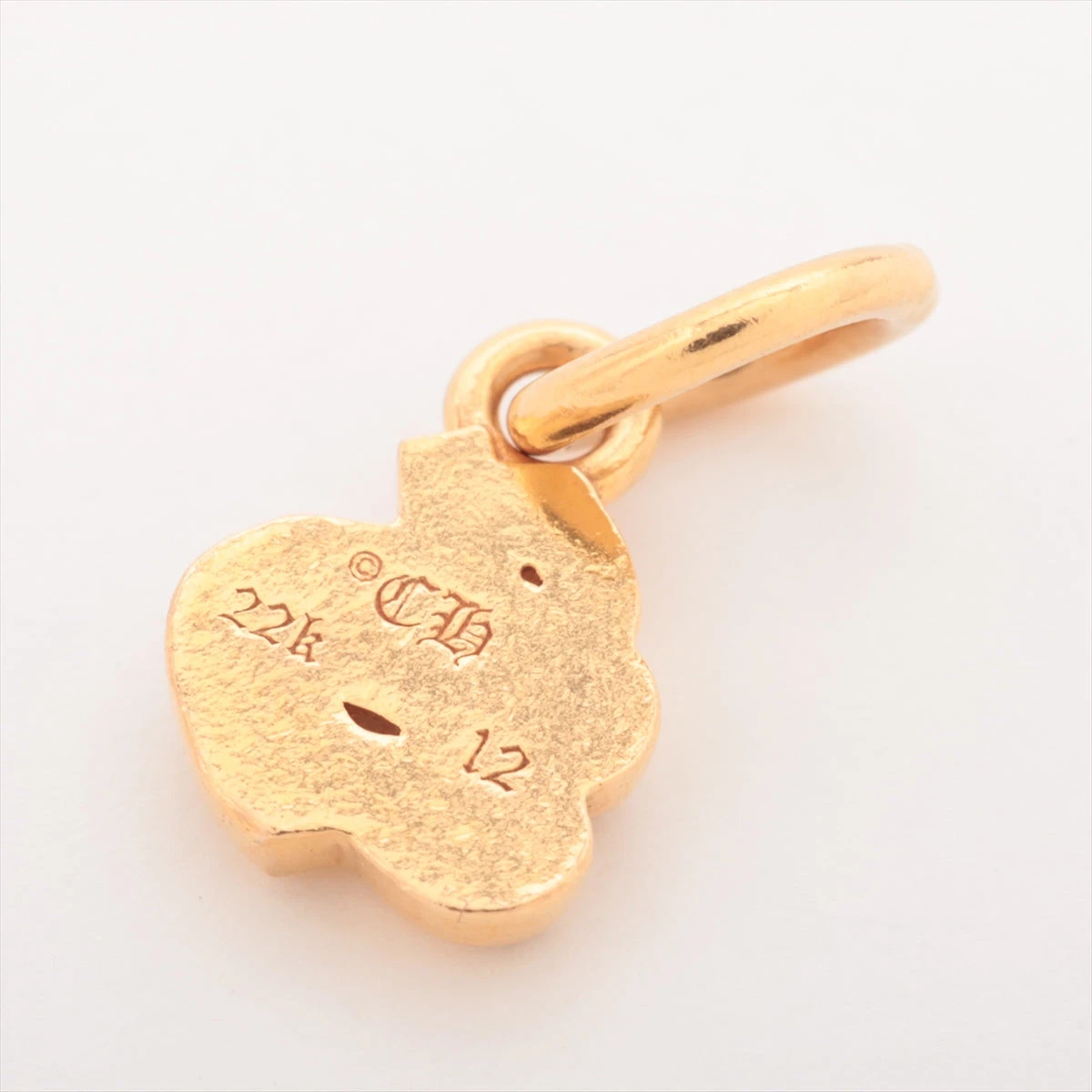 クロムハーツ アルファベット チャーム 22k 1.1g イニシャル S