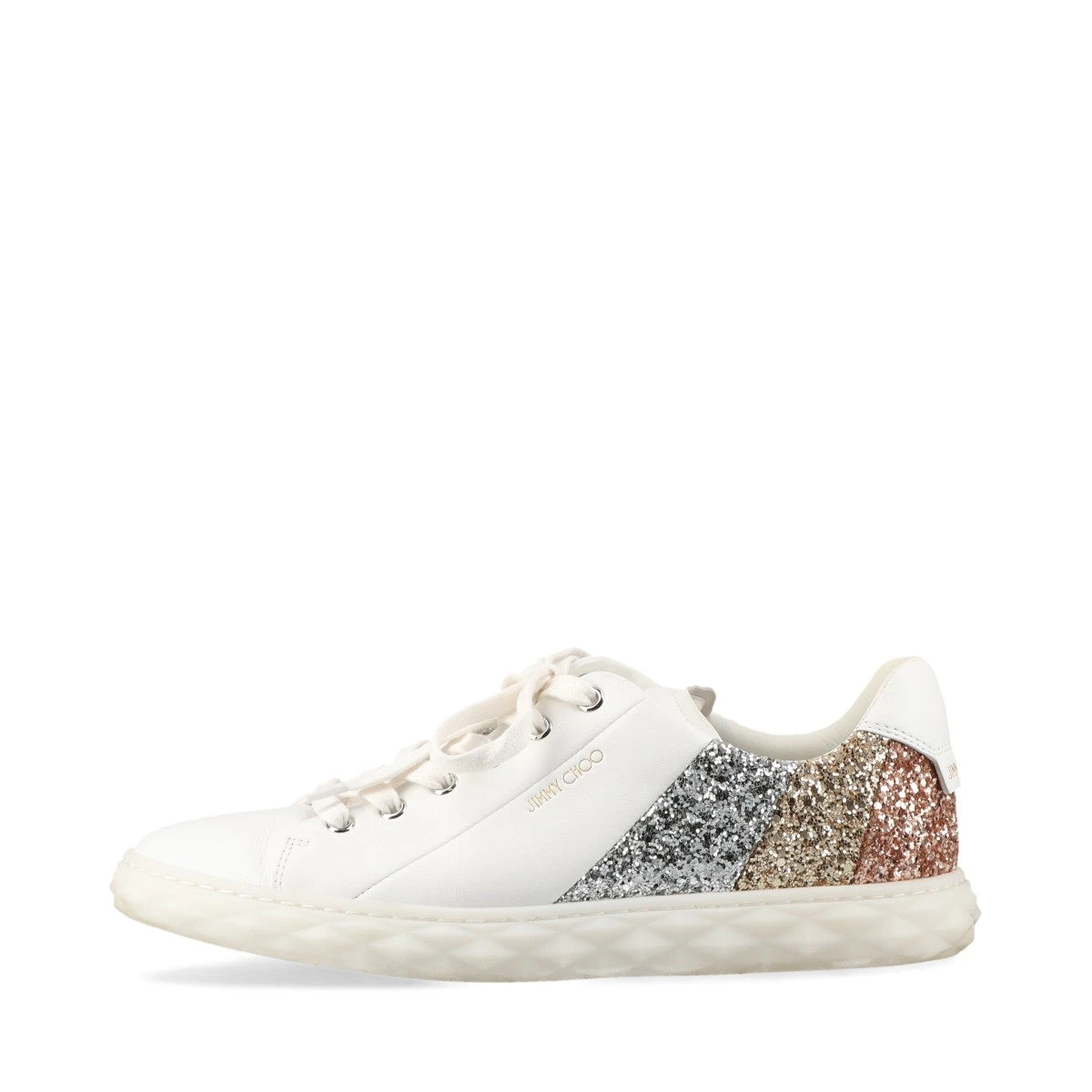 ジミーチュウ　白スニーカー39 JIMMY CHOO Jimmy Choo ジミーチュウ スニーカー ROME/F PYF