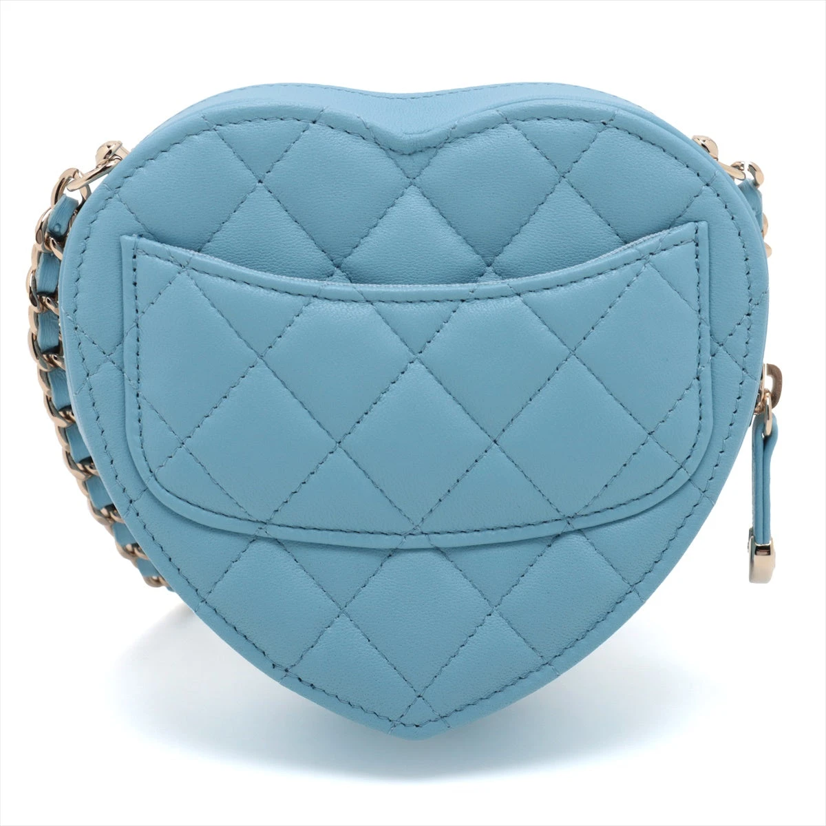 現行モデル】シャネルラムスキンハートマトラッセ ショルダーバッグ