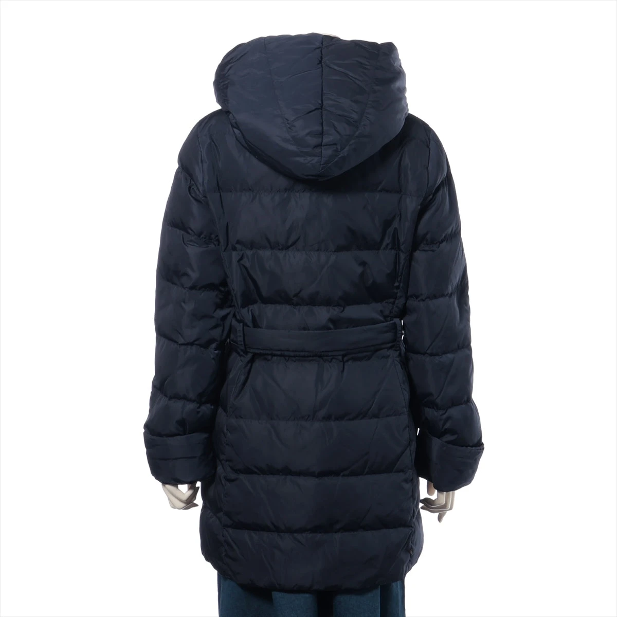 マックスマーラ ウイークエンド ベルト付 ダウンコート ブラック 蝶 38 341024621_2.jpg