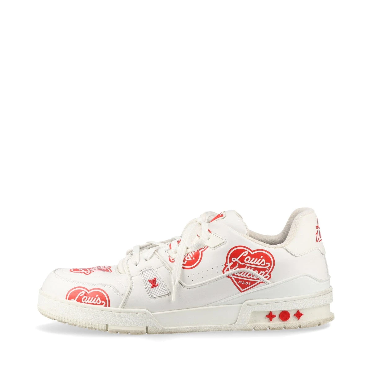 ヴィトン×NIGO LVトレイナーライン 21年 レザー スニーカー 10 1/2