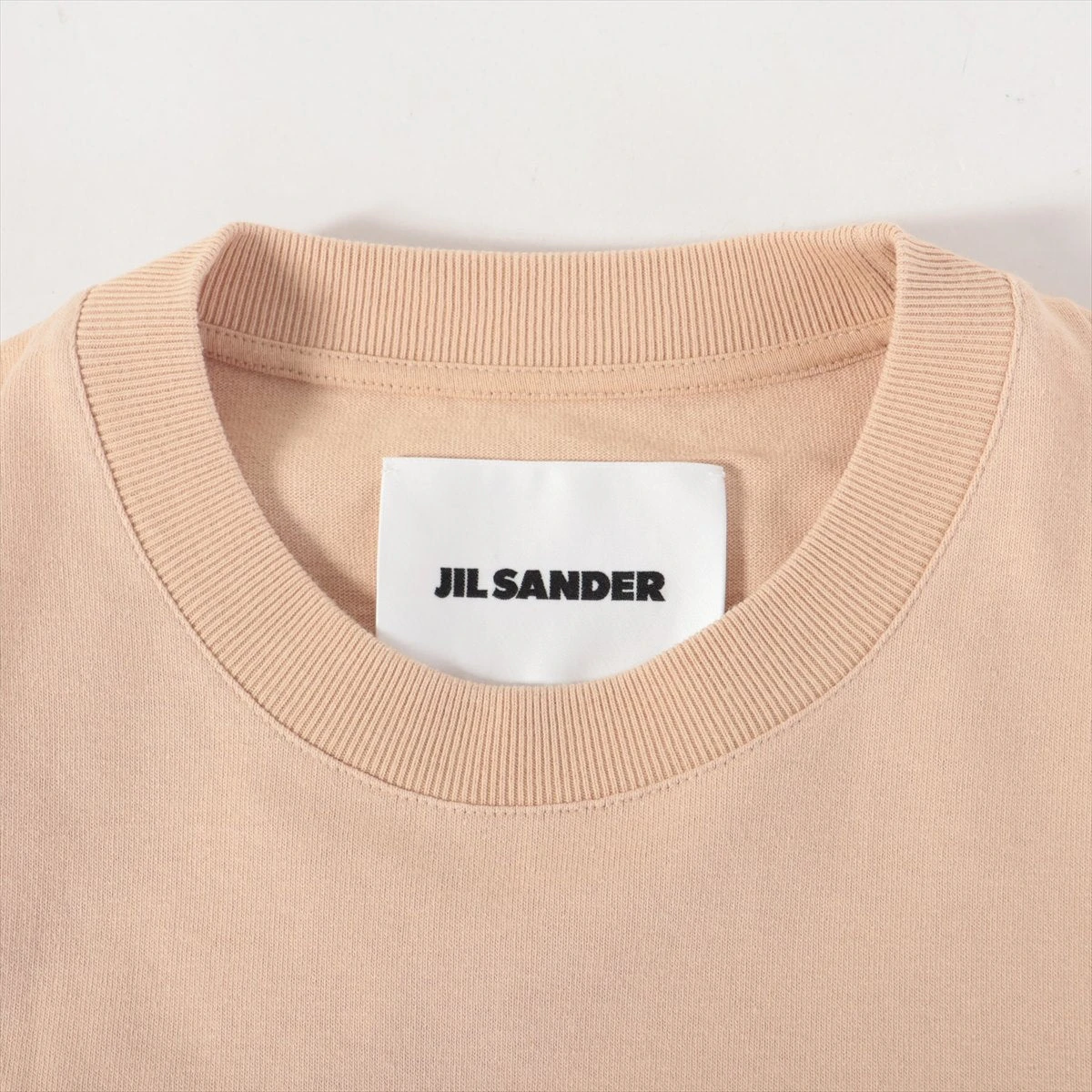 タグ有sizeS JIL SANDER ベージュ ロゴTシャツ
