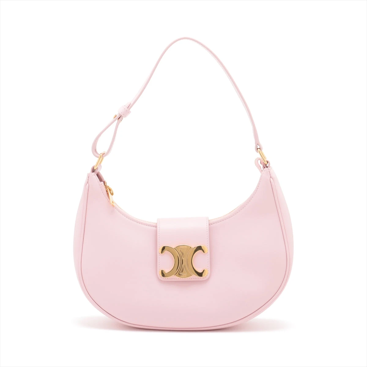 CELINE トリオンフ ピンクレザーショルダーバッグ CELINE セリーヌ トリオンフ チェーン ショルダーバッグ ピンク