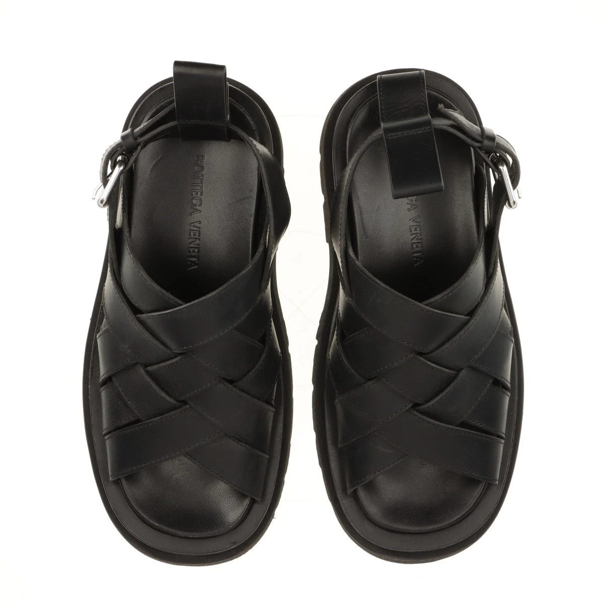 サンダル【BOTTEGA VENETA】関税込送料無料 羊革 レザーソール BOTTEGA VENETA(ボッテガヴェネタ) 23SS Bomber シェル＆レザー