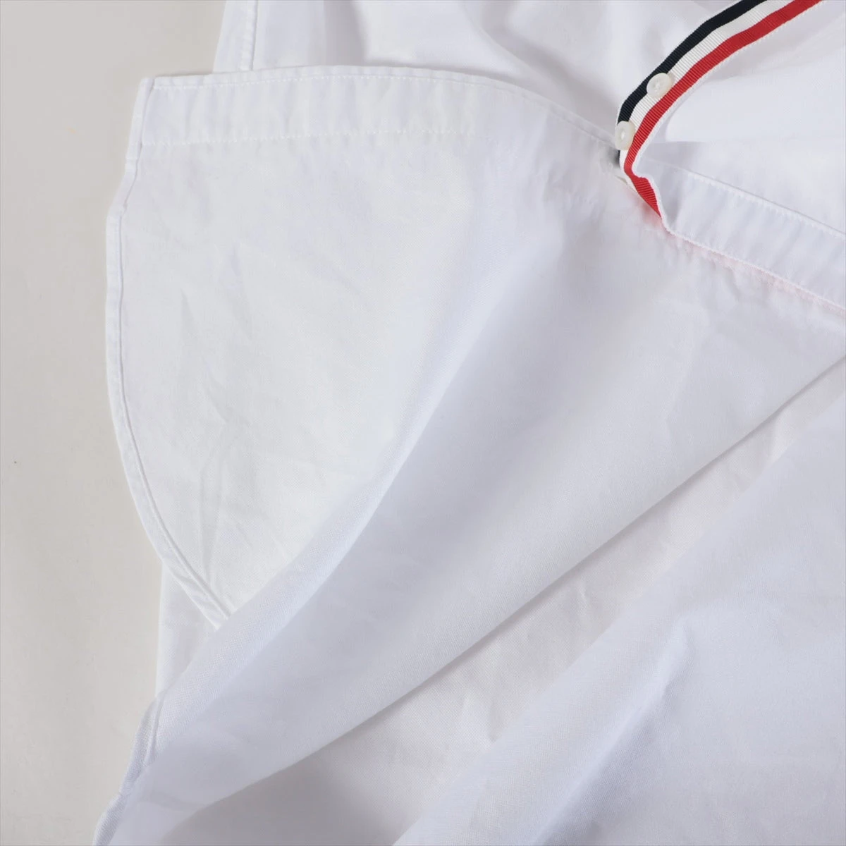 トムブラウン コットン シャツワンピース 40 レディース ホワイト