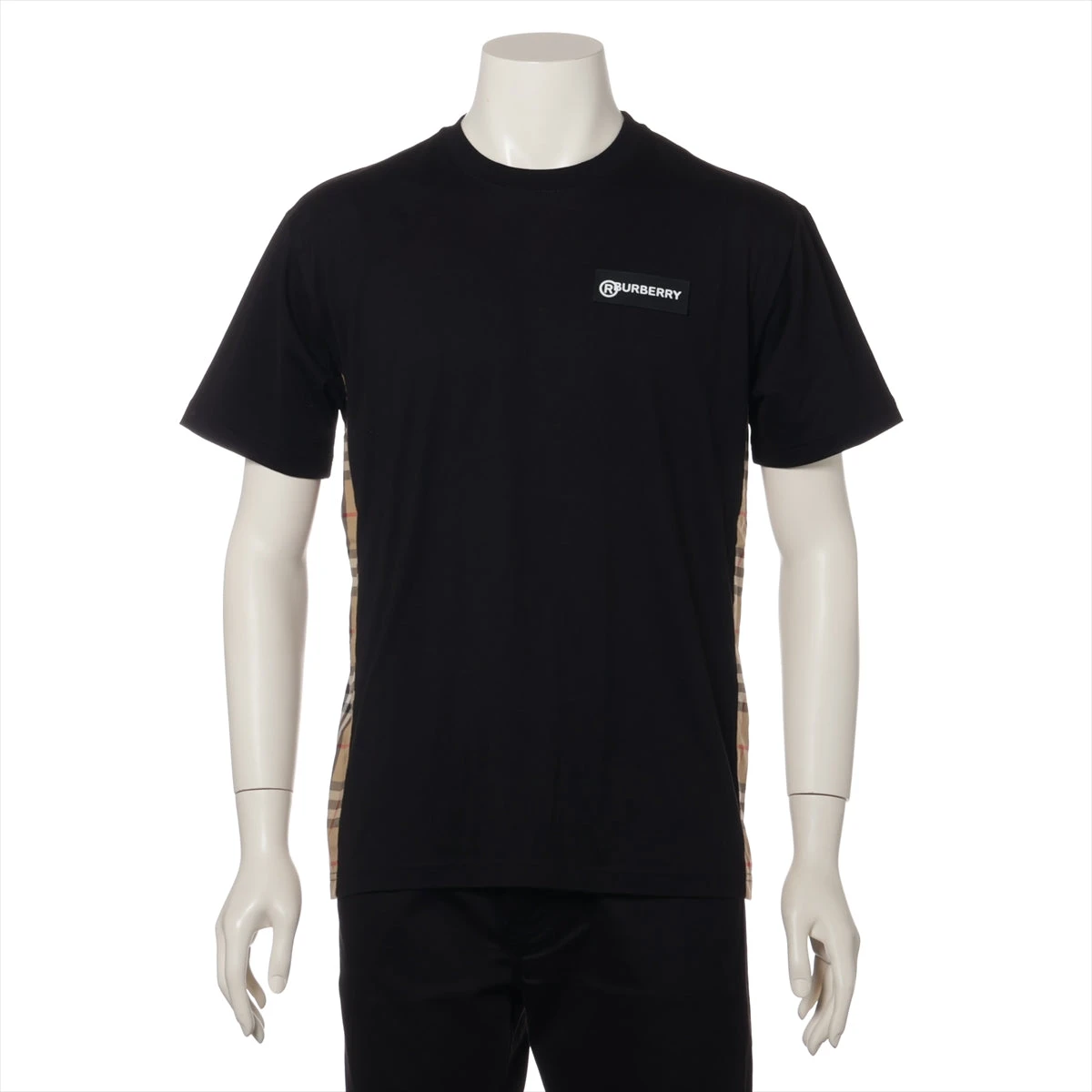 バーバリー ティッシ期 コットン×ポリウレタン Tシャツ XS メンズ 