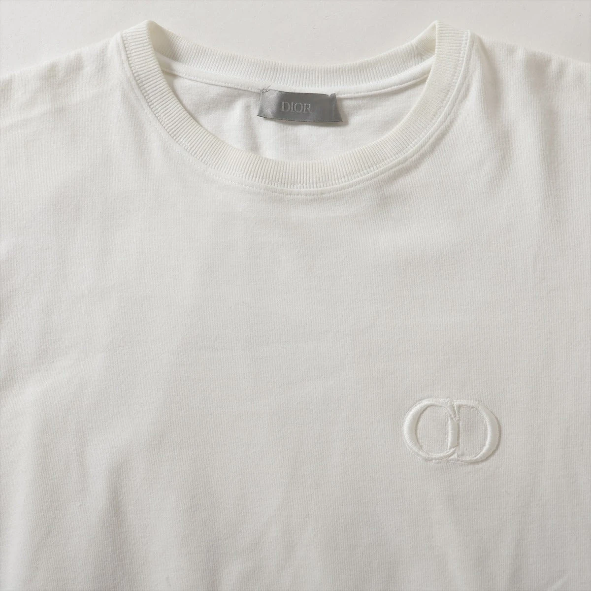 ディオール CDロゴ コットン Tシャツ M メンズ ホワイト
