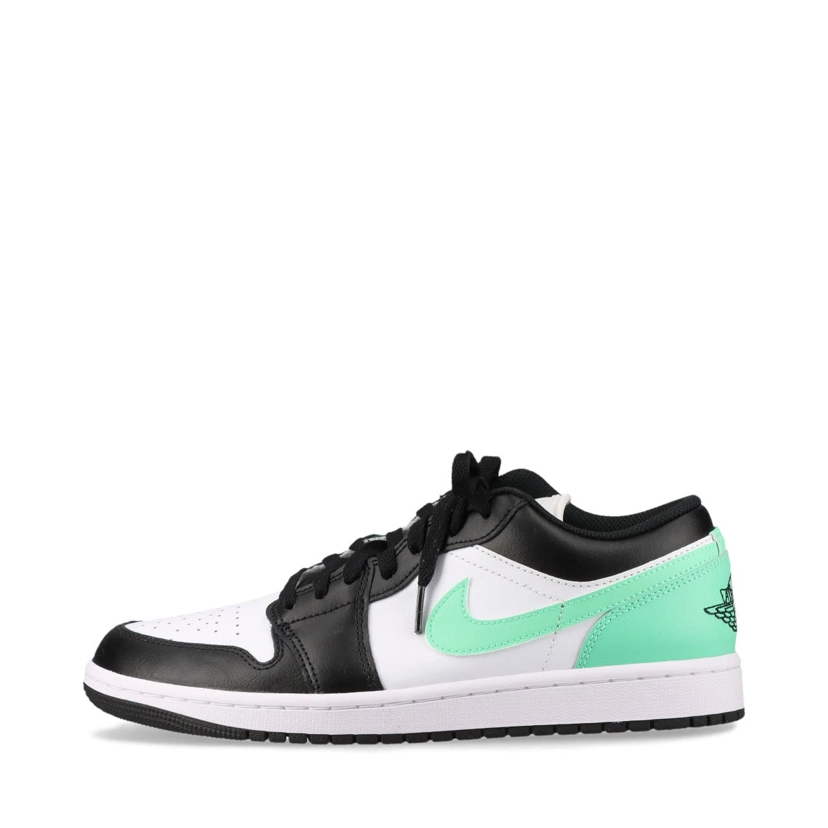 ナイキ AIR JORDAN 1 LOW レザー スニーカー 26.5cm メンズ ブラック