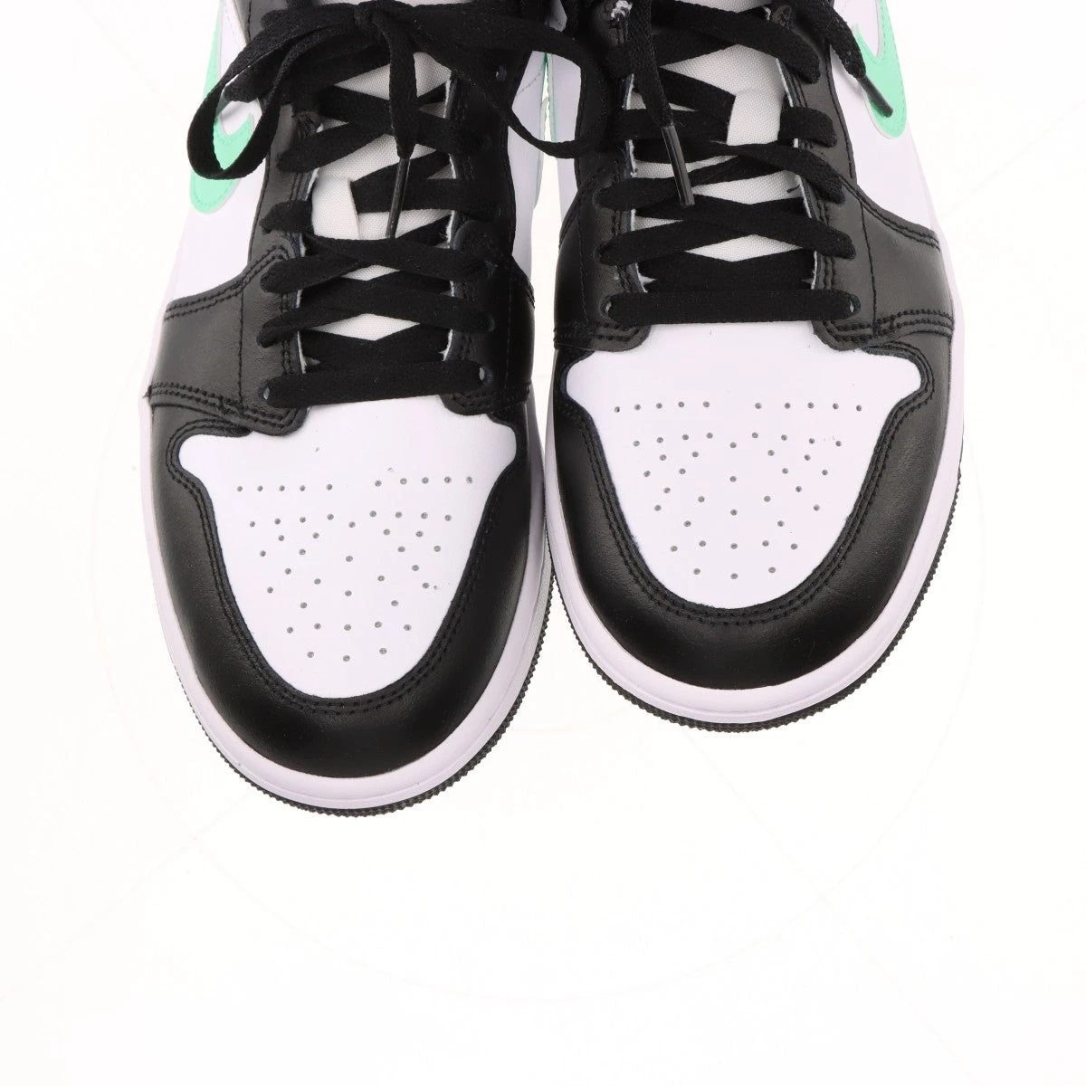 ナイキ AIR JORDAN 1 LOW レザー スニーカー 26.5cm メンズ ブラック