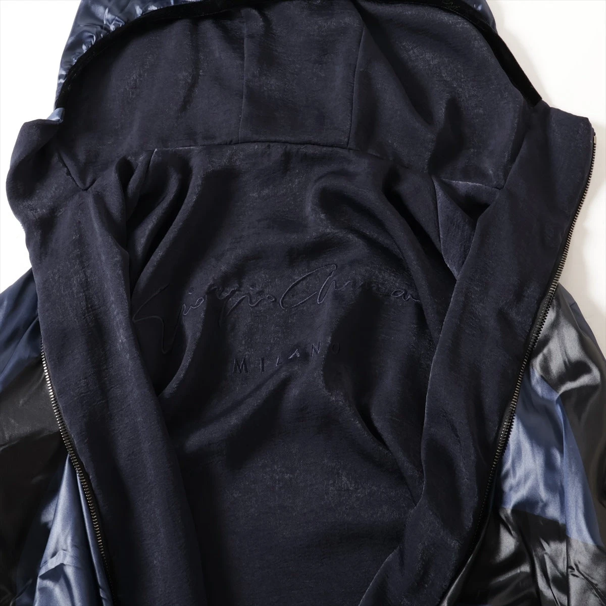 ジョルジオアルマーニ ポリエステル×ナイロン ジャケット 50 メンズ