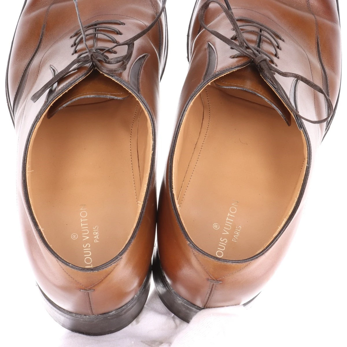 ヴィトン 18年 レザー レザーシューズ 9M メンズ ブラウン