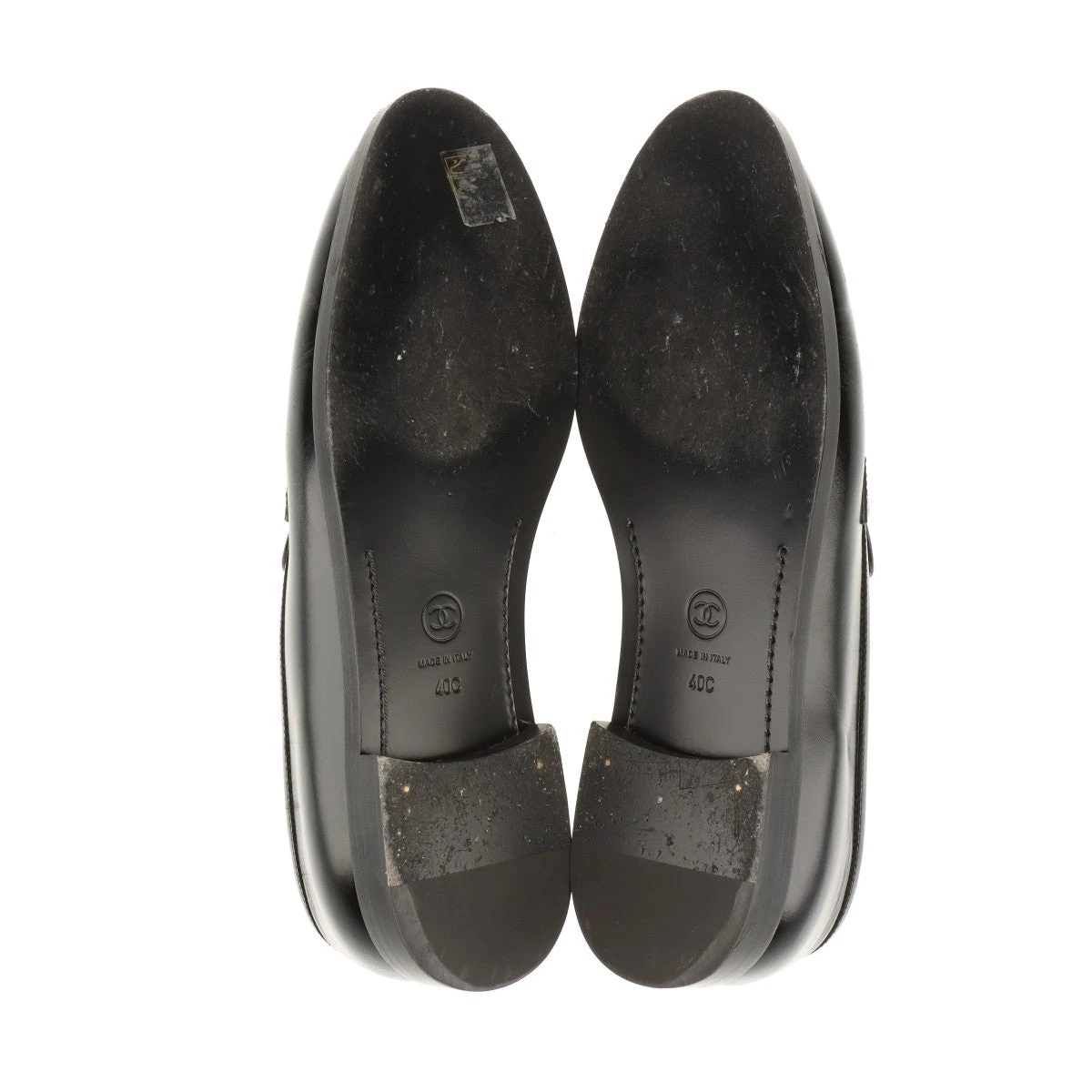 シャネル ココマーク 24P レザー ローファー 40 ユニセックス