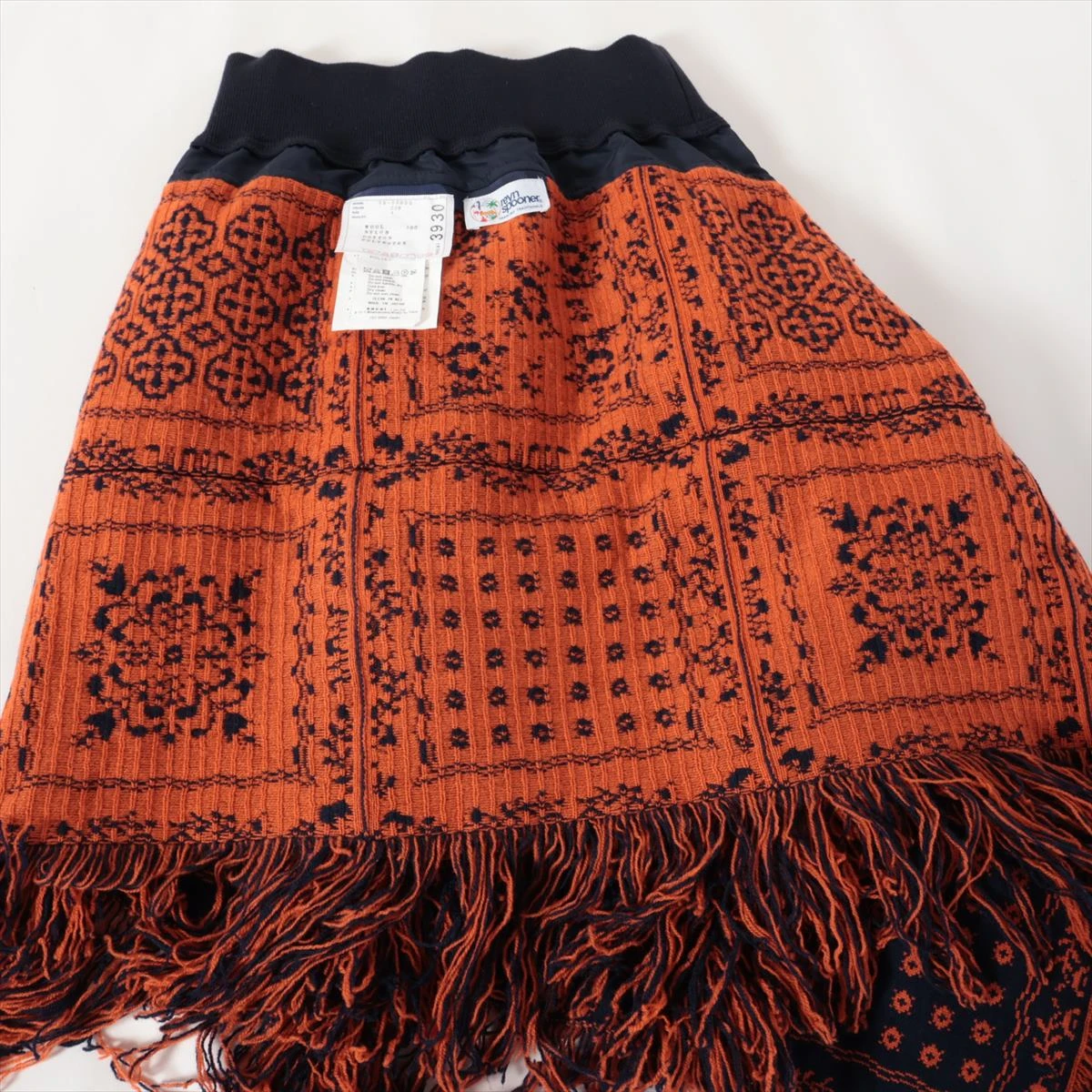 サカイ×レインスプーナー 18年 ウール×ナイロン スカート 1