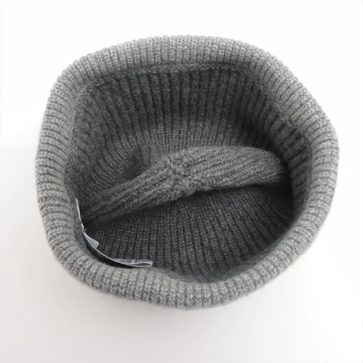 エルメス シェーヌダンクル ニットキャップ S カシミヤ×ポリウレタン 