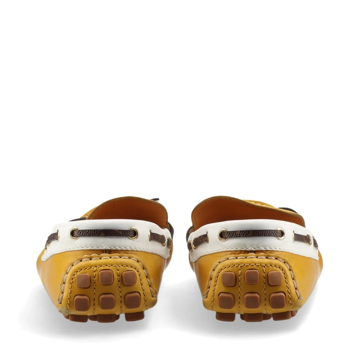 ヴィトン アリゾナライン 18年 レザー×スエード ドライビングシューズ