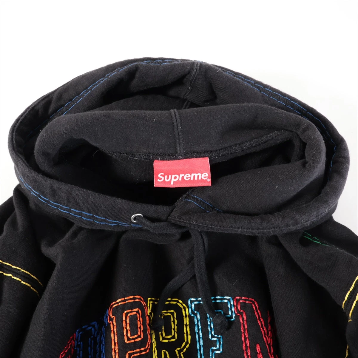 シュプリーム 20AW コットン パーカー Large メンズ ブラック Big  