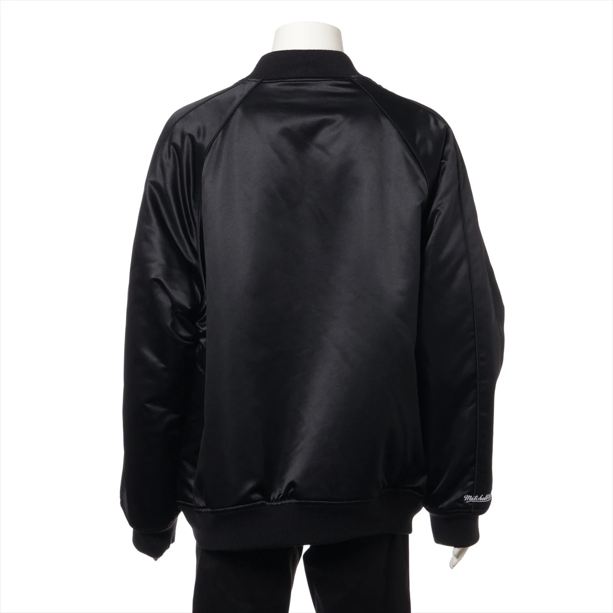希少XL✨シュプリームxミッチェル&ネス キルテッドスポーツジャケット 黒 Supreme®/Skittles®/Mitchell & Ness® Varsity Jacket | Supreme 21fw