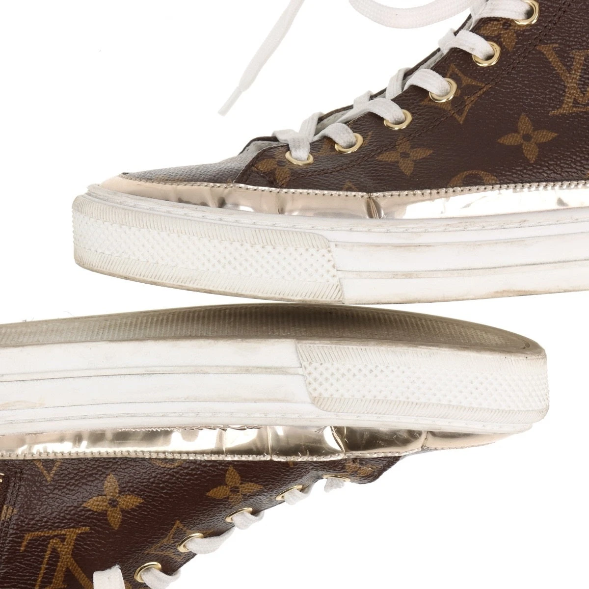 ルイヴィトン ステラーライン モノグラム ハイカット スニーカー