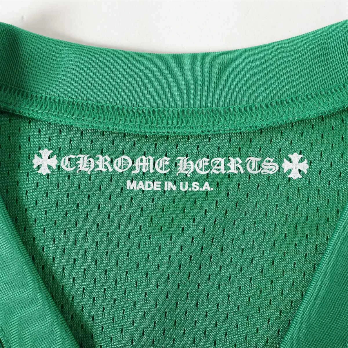 クロムハーツ Tシャツ ナイロン×ポリエステル サイズXL グリーン CH 