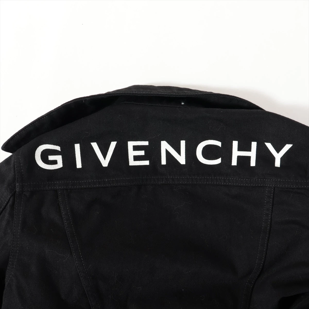 ジバンシィ コットン デニムジャケット 34 レディース ブラック