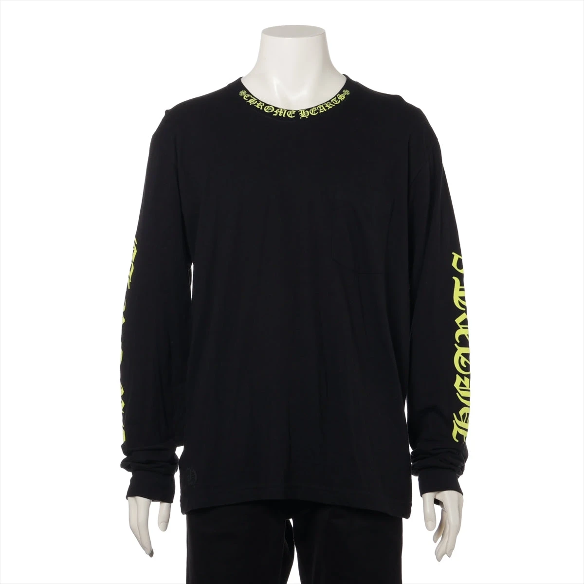 クロムハーツ ロングTシャツ コットン サイズL ブラック