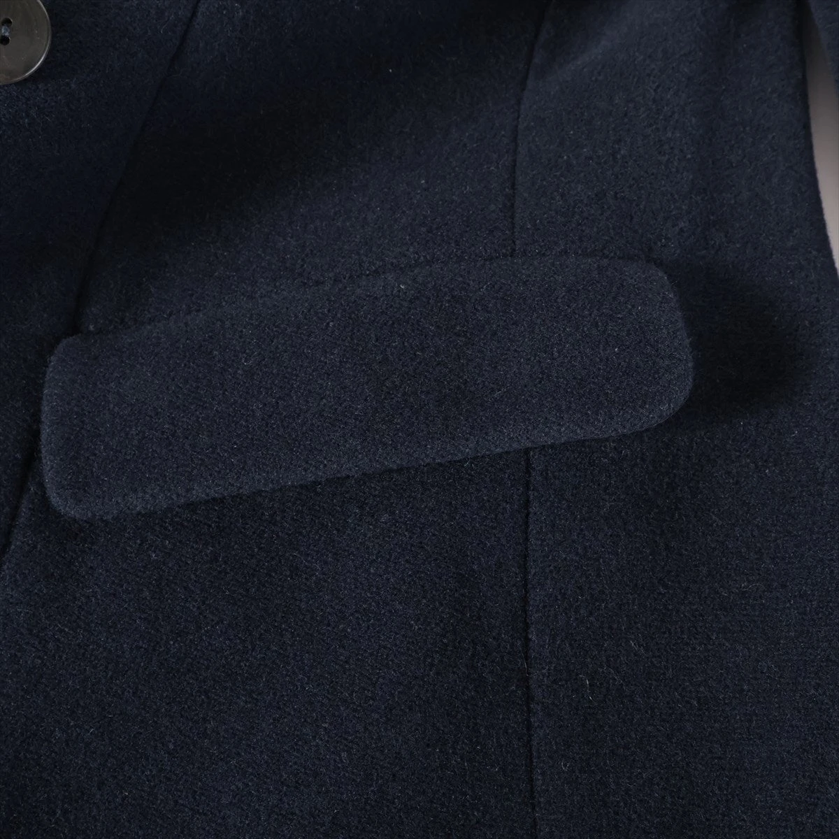 【D323-110-1】ジョルジオアルマーニ メンズ ロングウールコート GIORGIO ARMANI（ジョルジオアルマーニ）チェスターコート 紺