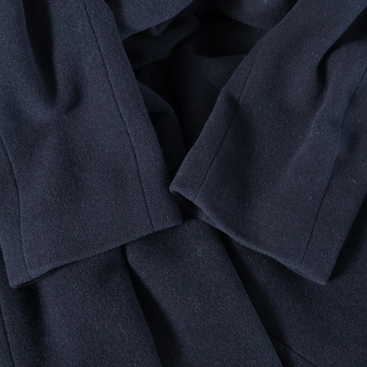 【美品】アルマーニジュニア　166cm 14Aネイビー　ロングウールコート エンポリオアルマーニEMPORIO ARMANI カシミヤロングコート 紺36