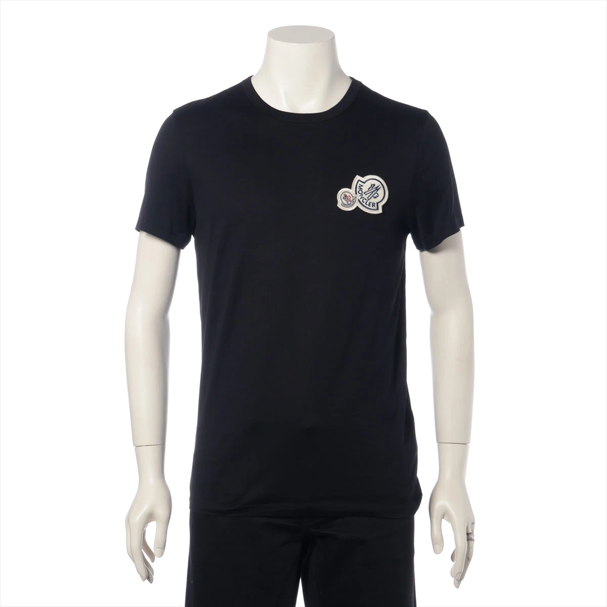 モンクレール 19年 コットン Tシャツ S メンズ ブラック E20918032500 