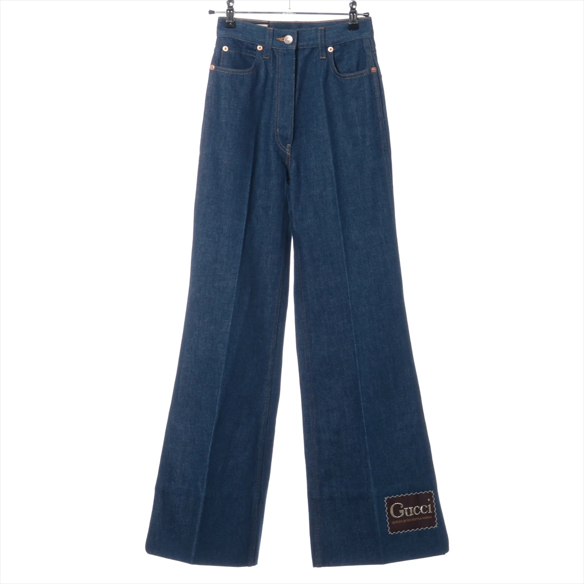 グッチ 20AW コットン×ポリエステル デニムパンツ 20 レディース