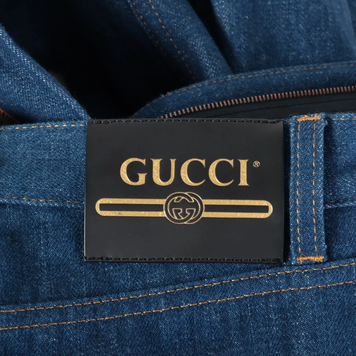 グッチ 20AW コットン×ポリエステル デニムパンツ 20 レディース