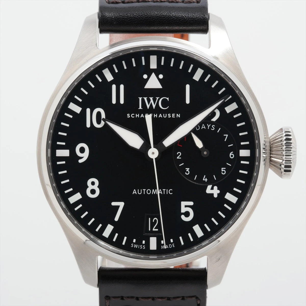 IWC ビッグパイロットウォッチ IW500912 SS×革 AT 黒文字盤 AP091461