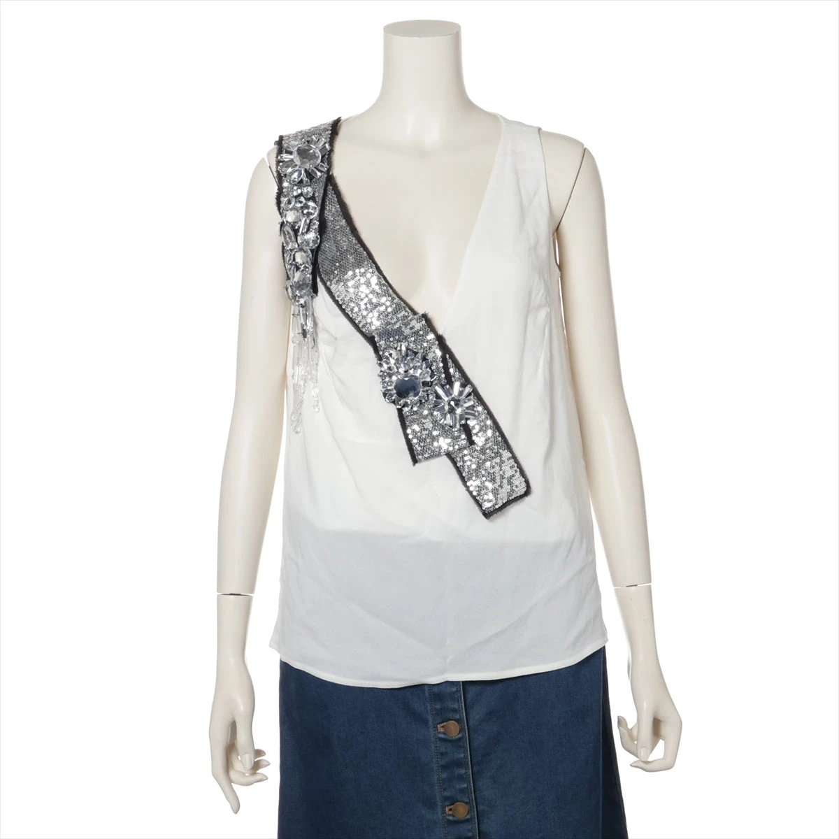 miu miu メッシュ タンクトップ キャミソール miu miu メッシュ