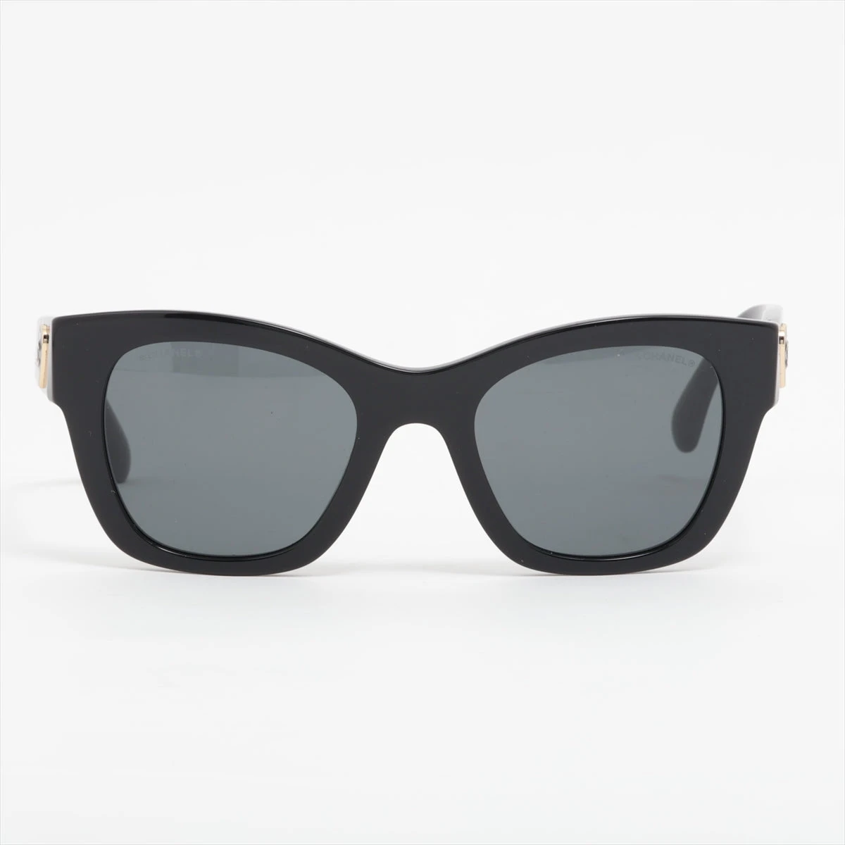 CHANEL シャネル 5478-A サングラス CHANEL 5478-A Womens Sunglasses Black Side Logo Mark Faux