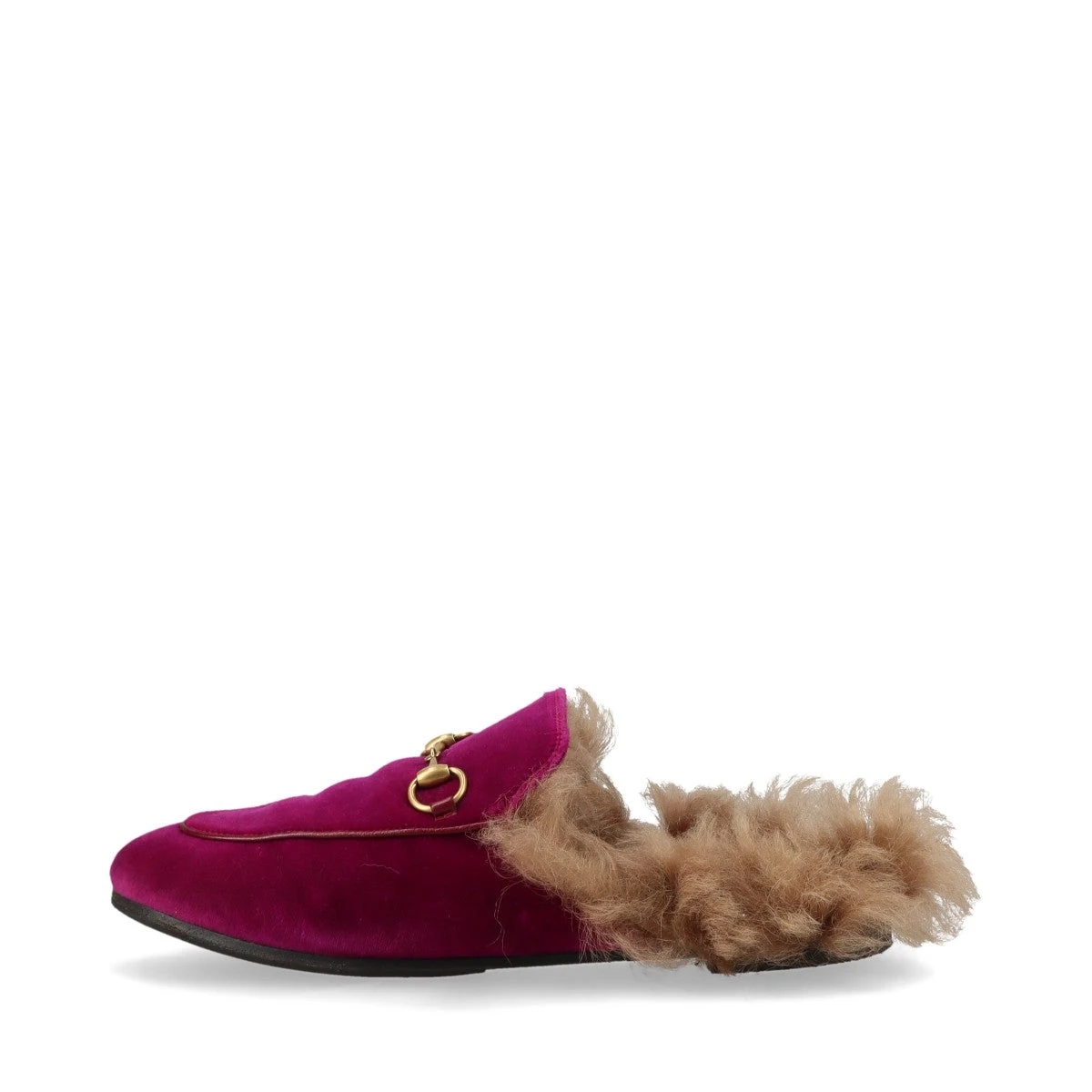 GUCCI パープル パンプス GUCCI（グッチ）の「Gucci Caspar Embroidered Satin Ankle-Wrap