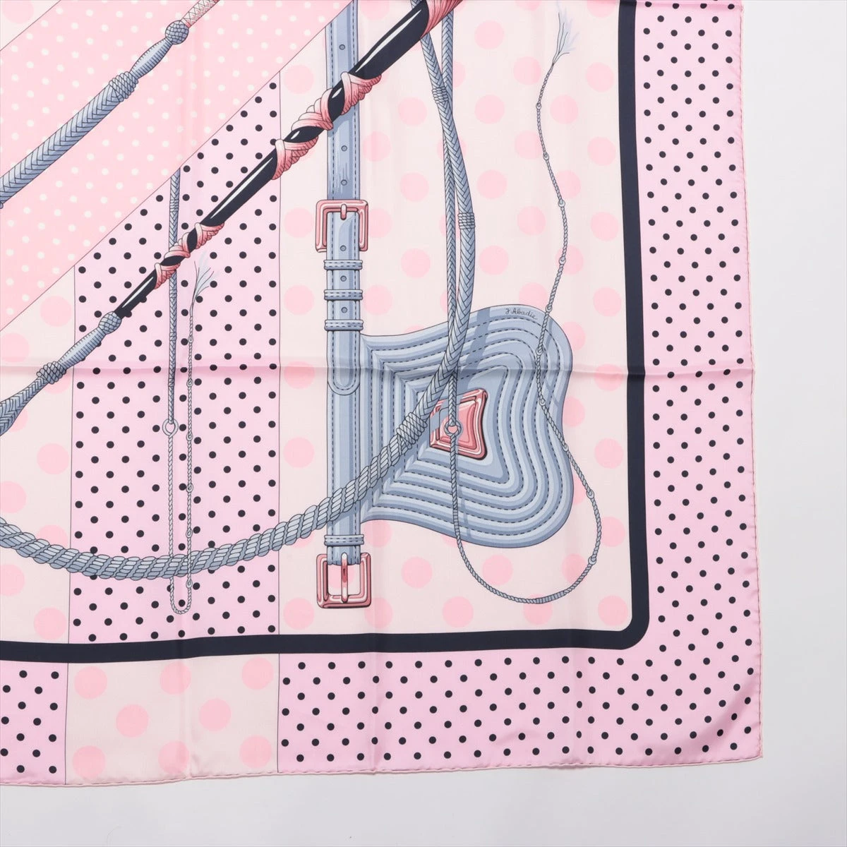 HERMES エルメス Clic-Clac a Pois クリック・クラック エルメス カレ140 Clic-Clac a Pois クリック クラック ドット