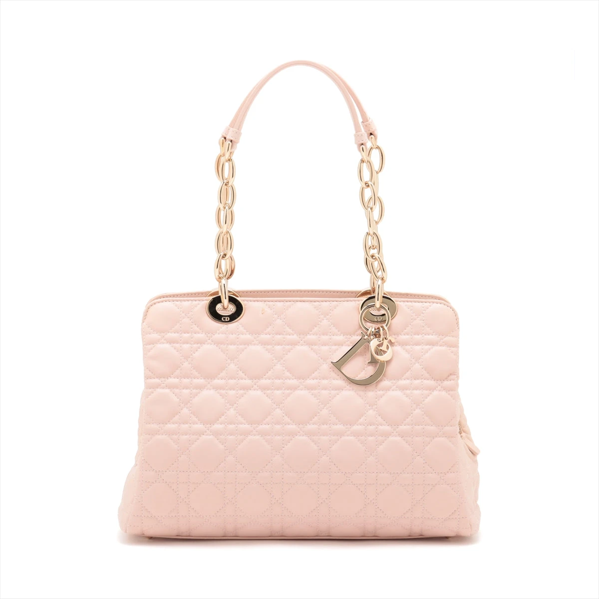 Dior ディオール/レディディオールカナージュチェーンバッグ/41-*******/SAランク/69【中古】 クリスチャンディオール レディディオール カナージュ レザー チェーン
