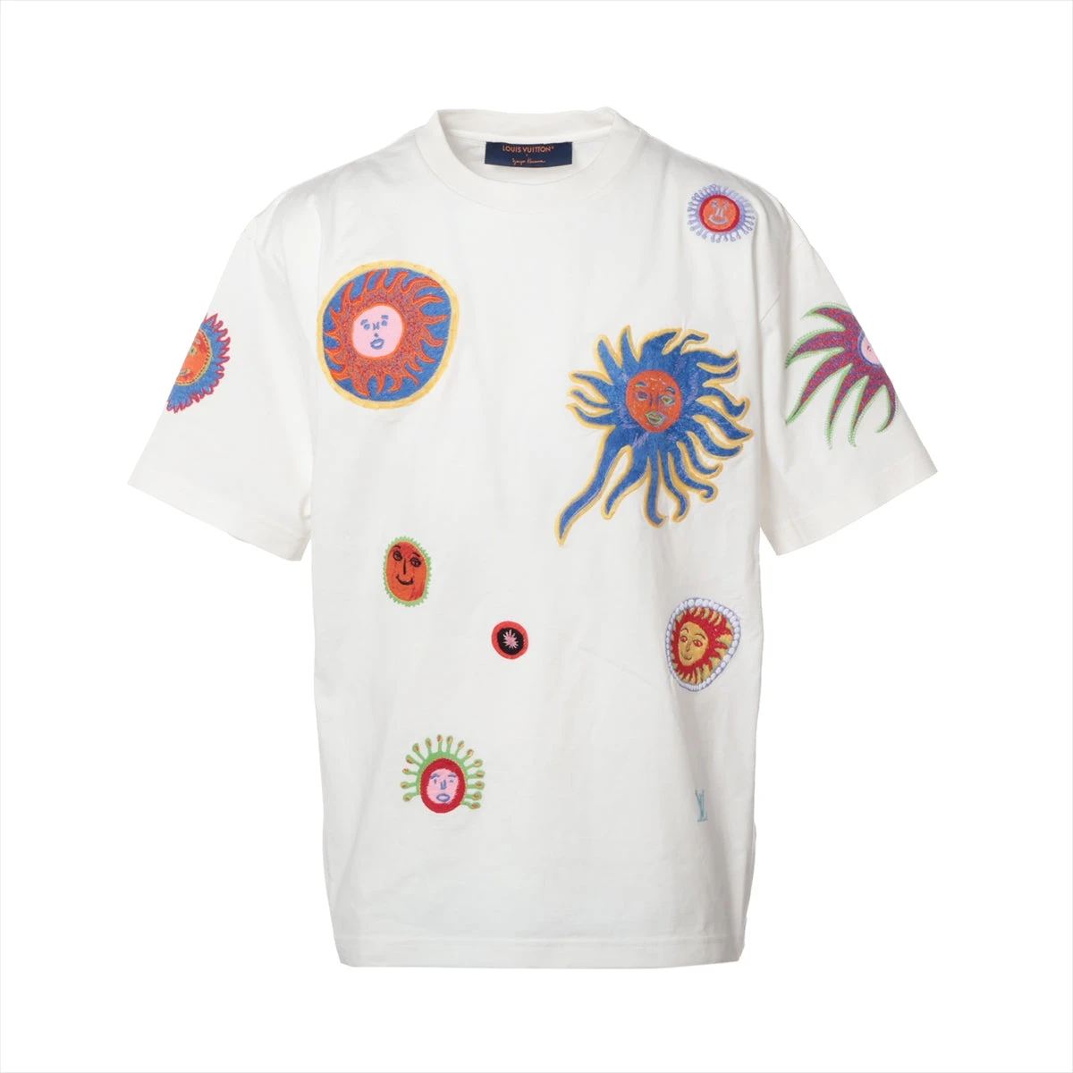 ヴィトン×草間彌生 LVロゴ 23AW コットン Tシャツ M メンズ
