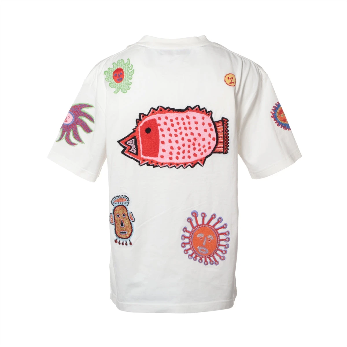 ヴィトン×草間彌生 LVロゴ 23AW コットン Tシャツ M メンズ