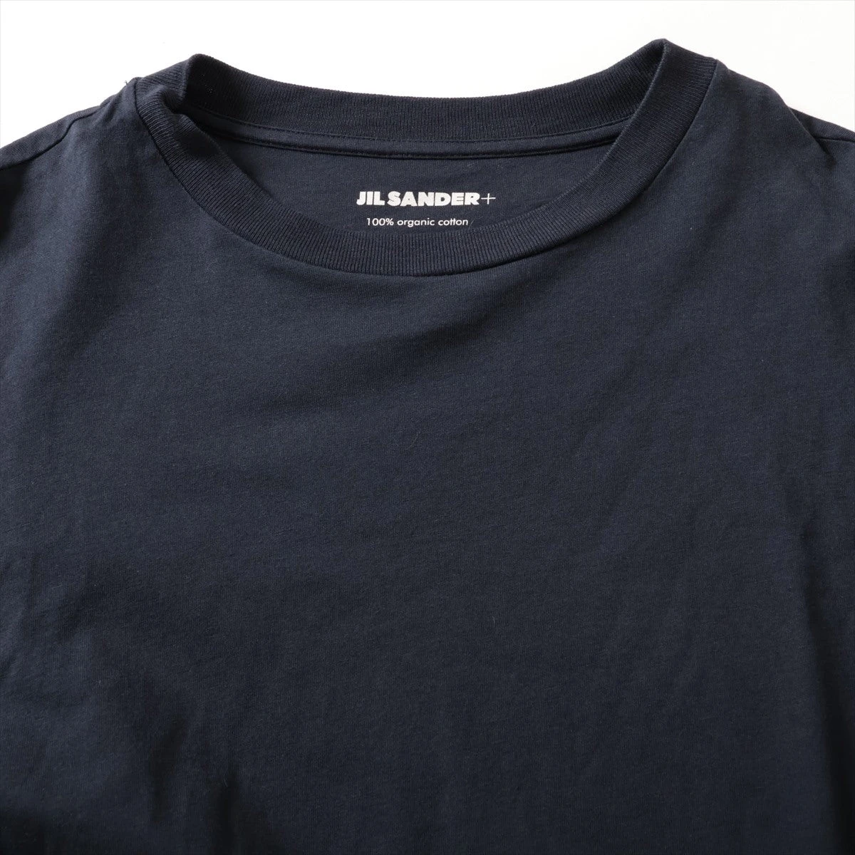 ジルサンダープラス 22AW コットン ロングTシャツ S メンズ ネイビー 