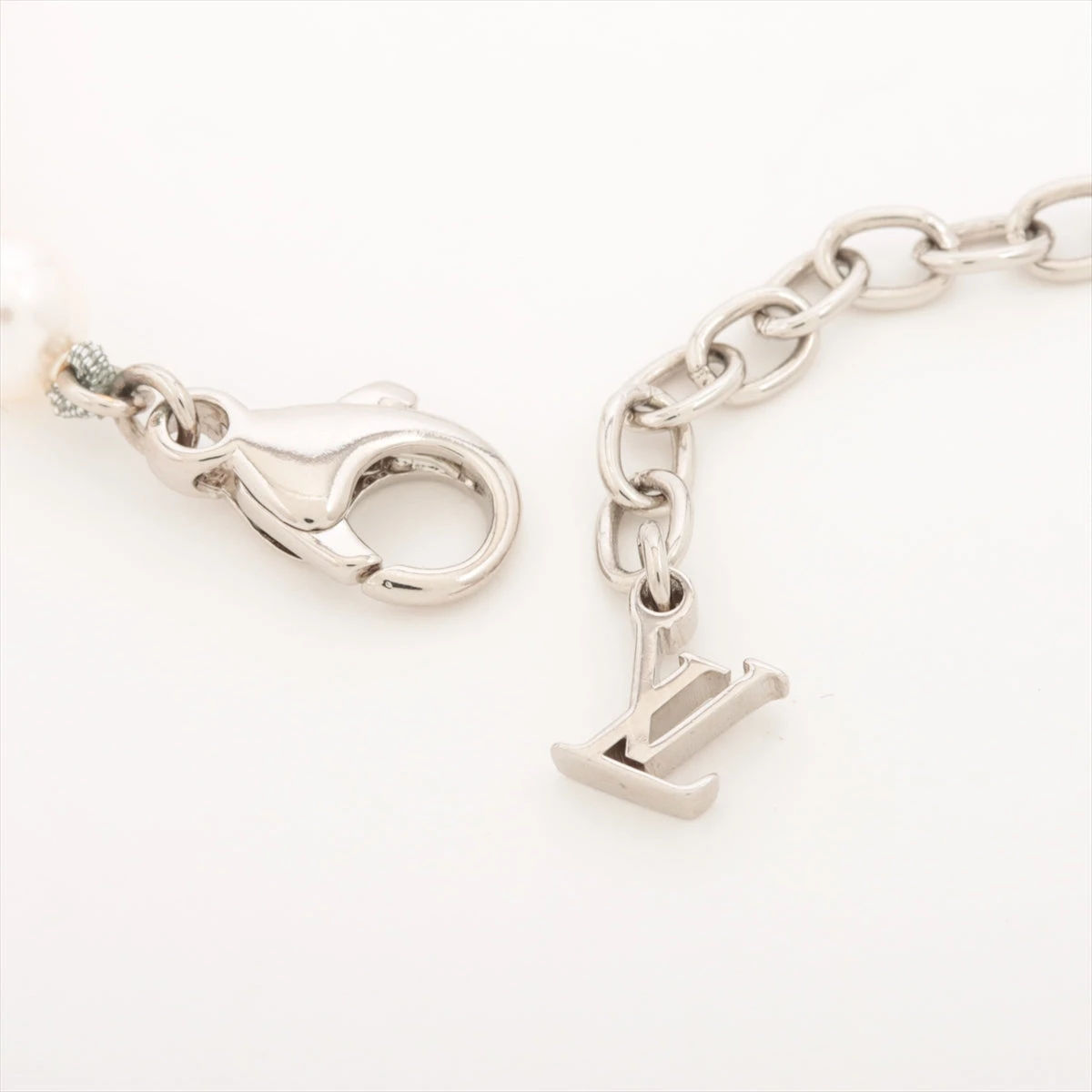 ヴィトン TE0274 ブレスレット GP×フェイクパール シルバー