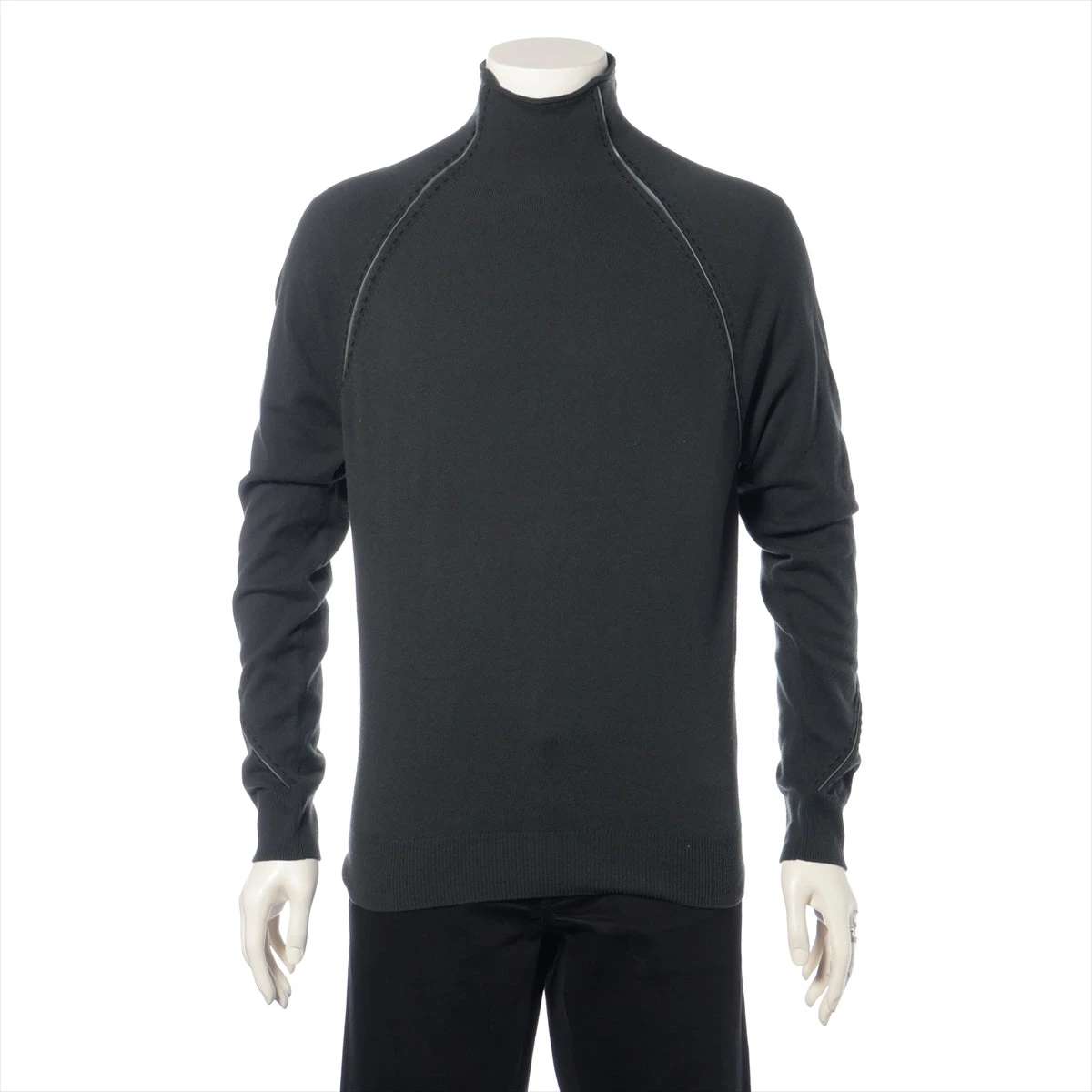 エルメス ウール ハイネックニット S メンズ グリーン A3170839｜中古  