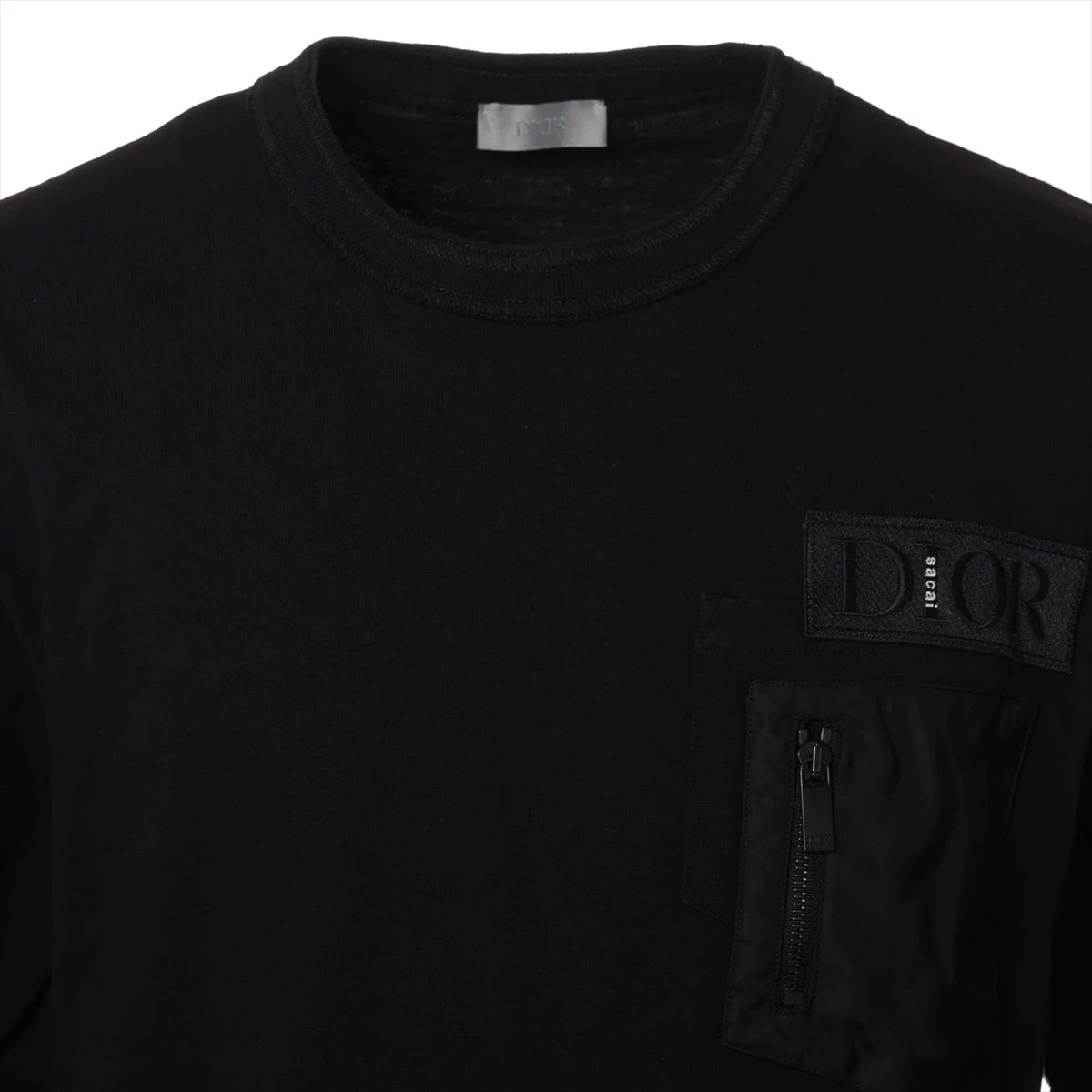 ディオール×サカイ 21AW コットン×ナイロン スウェット L