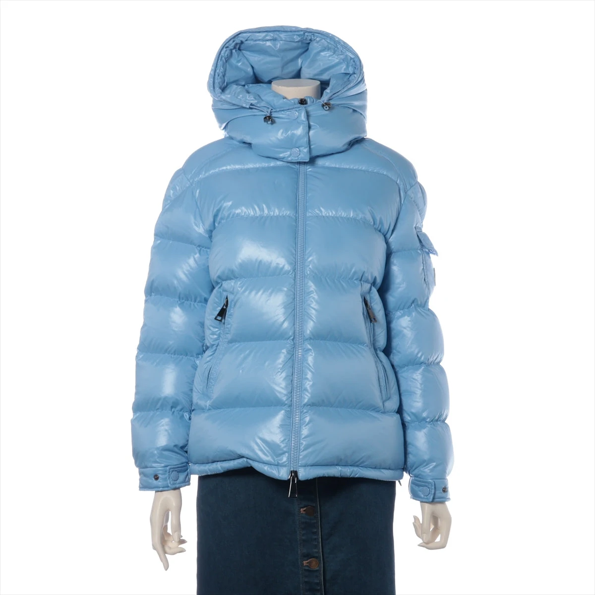 〈クリーニング済み〉モンクレール ナイロンジャケット フード付き ブルー 楽天市場】MONCLER モンクレール ジャケット CLAPIER クラピエ 1A00098