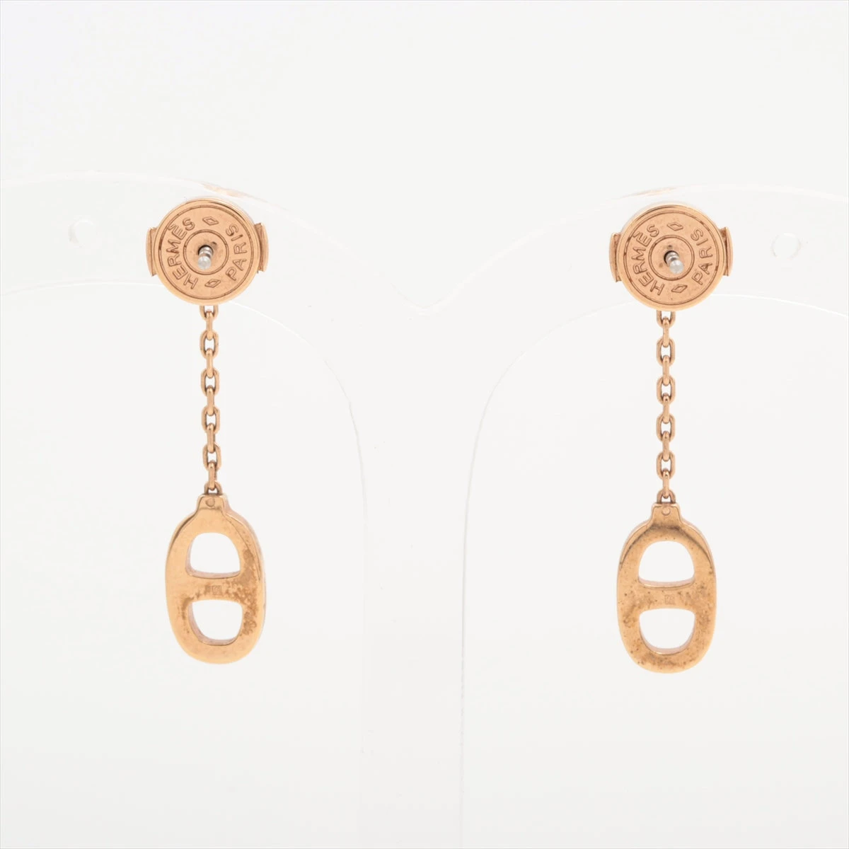 エルメス シェーヌダンクル ピアス(両耳用) GP ローズゴールド