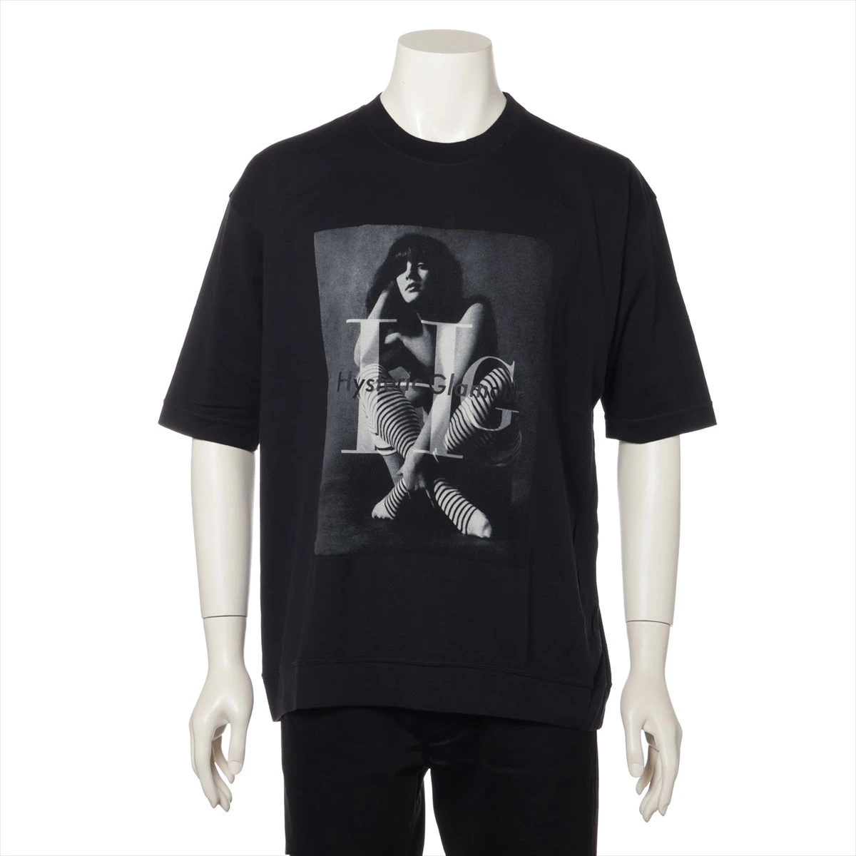 ヒステリックグラマー コットン Tシャツ L メンズ ブラック